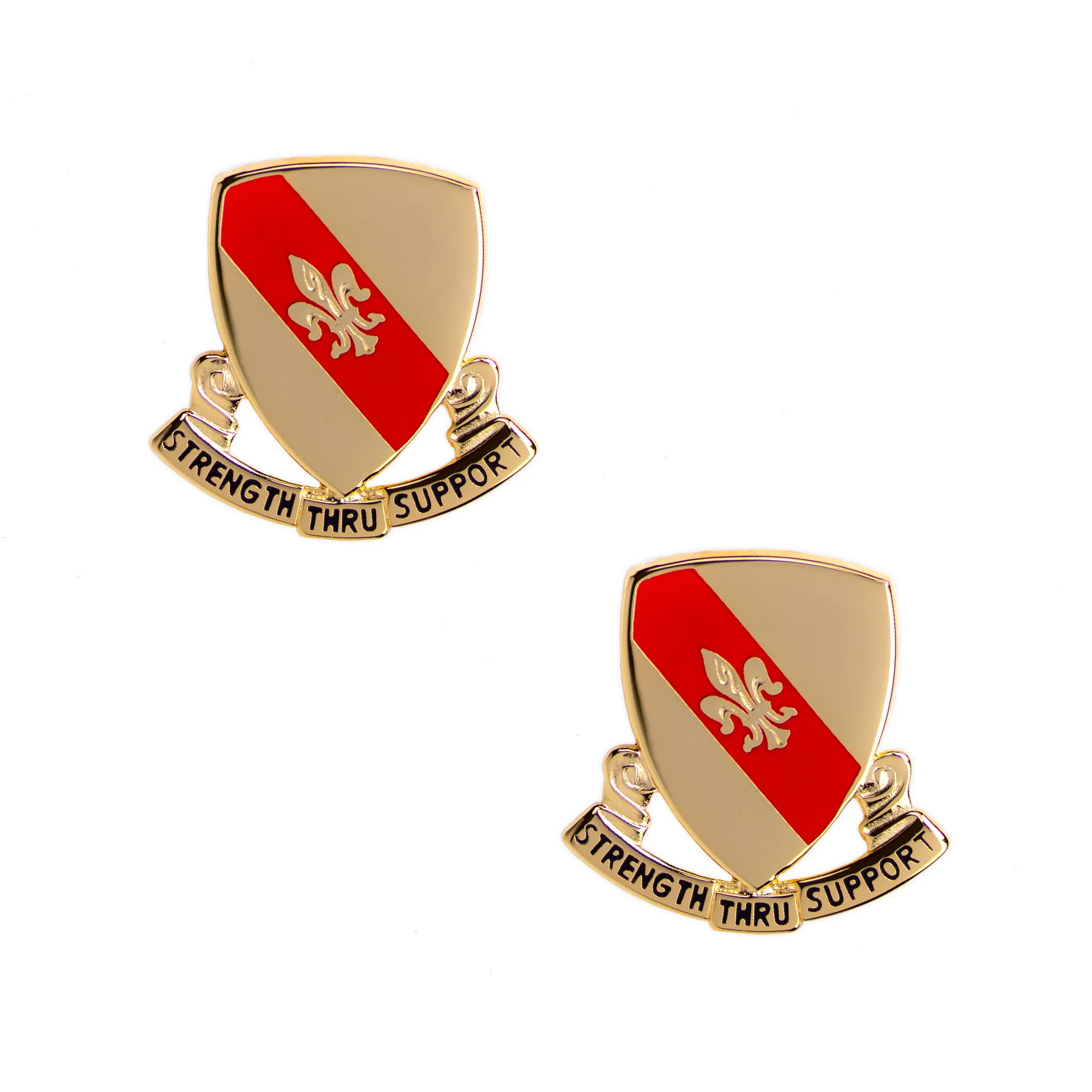 Army Crest: 4th Support Battalion - Strength Through Support