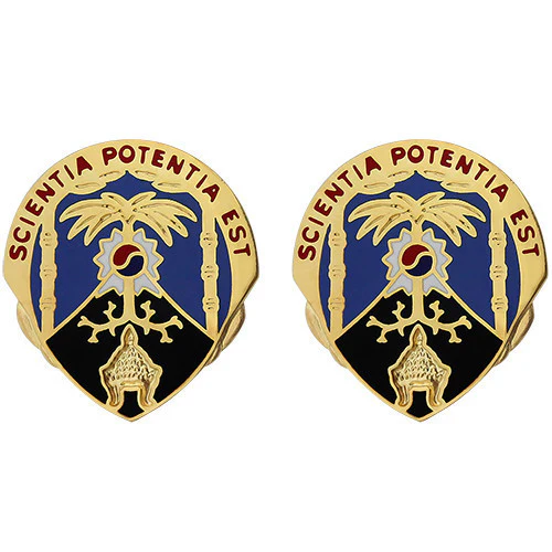 Army Crest: 500th Military Intelligence Brigade - Scientia Potentia Est