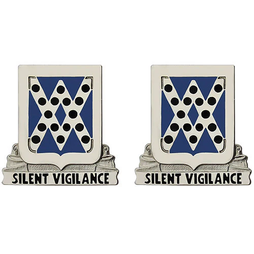 Army Crest: 524th Military Intelligence Battalion - Silent Vigilance