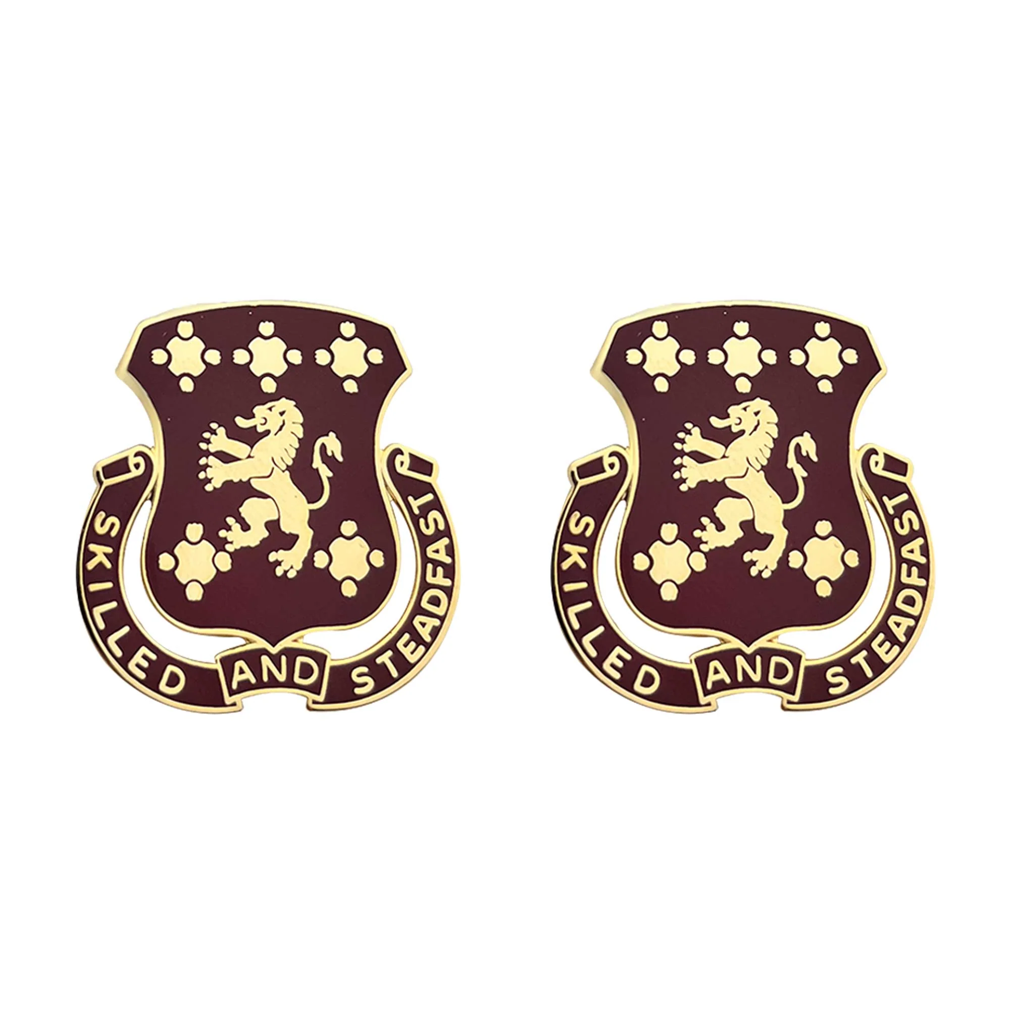 Army Crest: 704th Support Battalion - Motto: Skilled and Steadfast