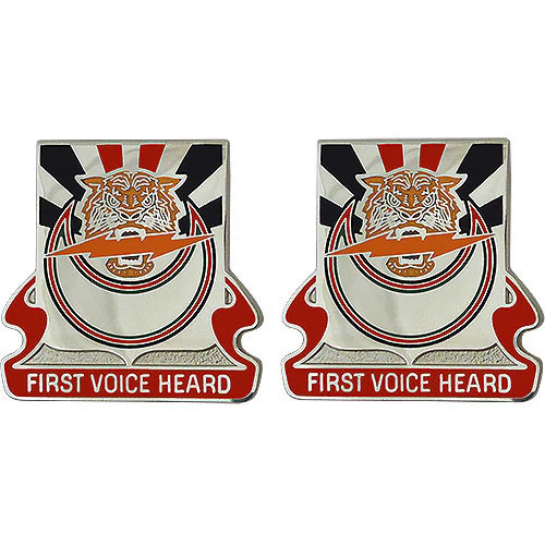 Army Crest: 86th Signal Battalion - First Voice Heard