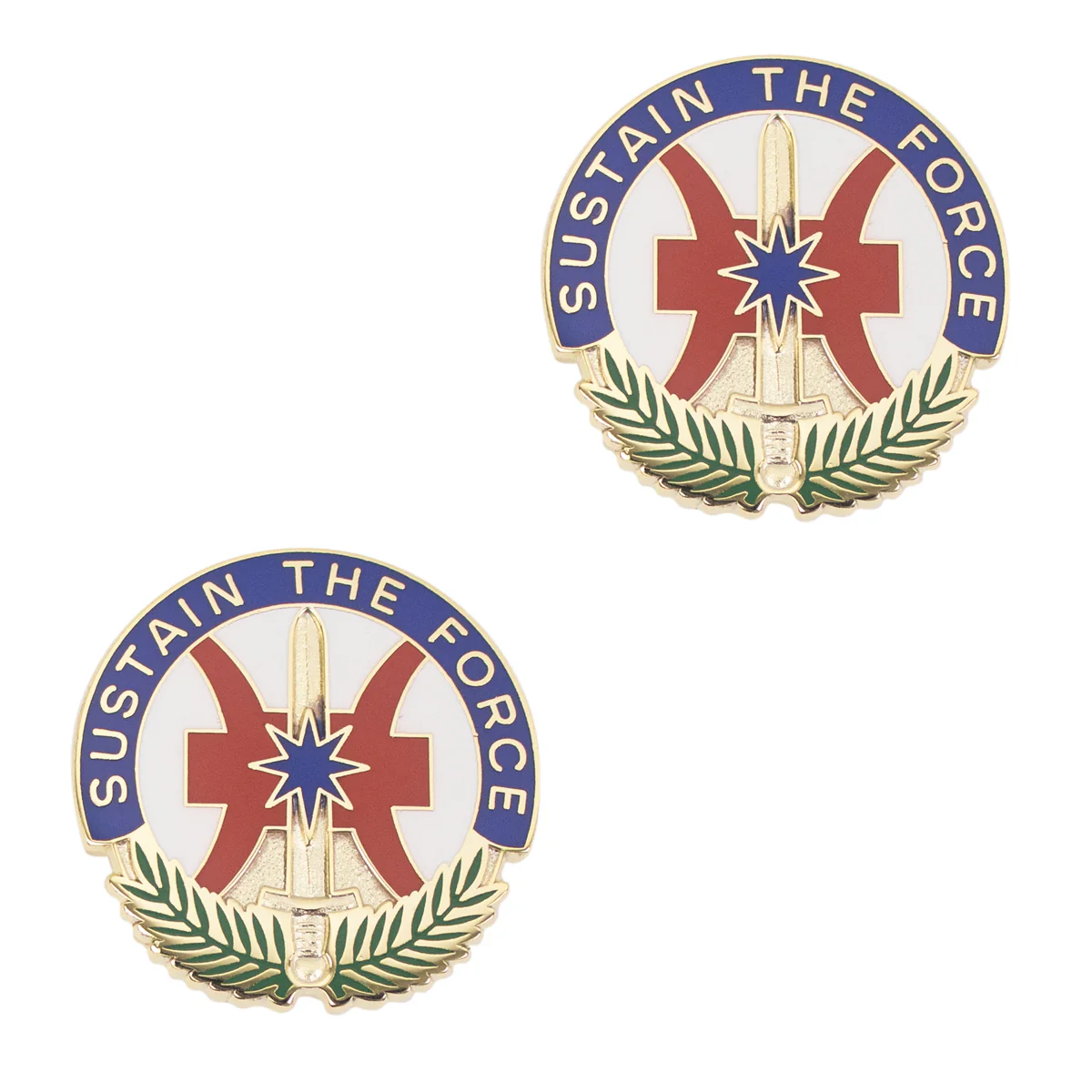 Army Crest: 8th Sustainment Brigade - Motto:  Sustain The Force