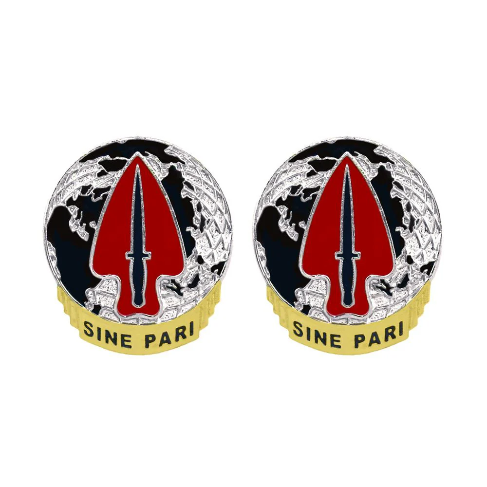 Army Crest: US Army Special Operations Command - Sine Pari