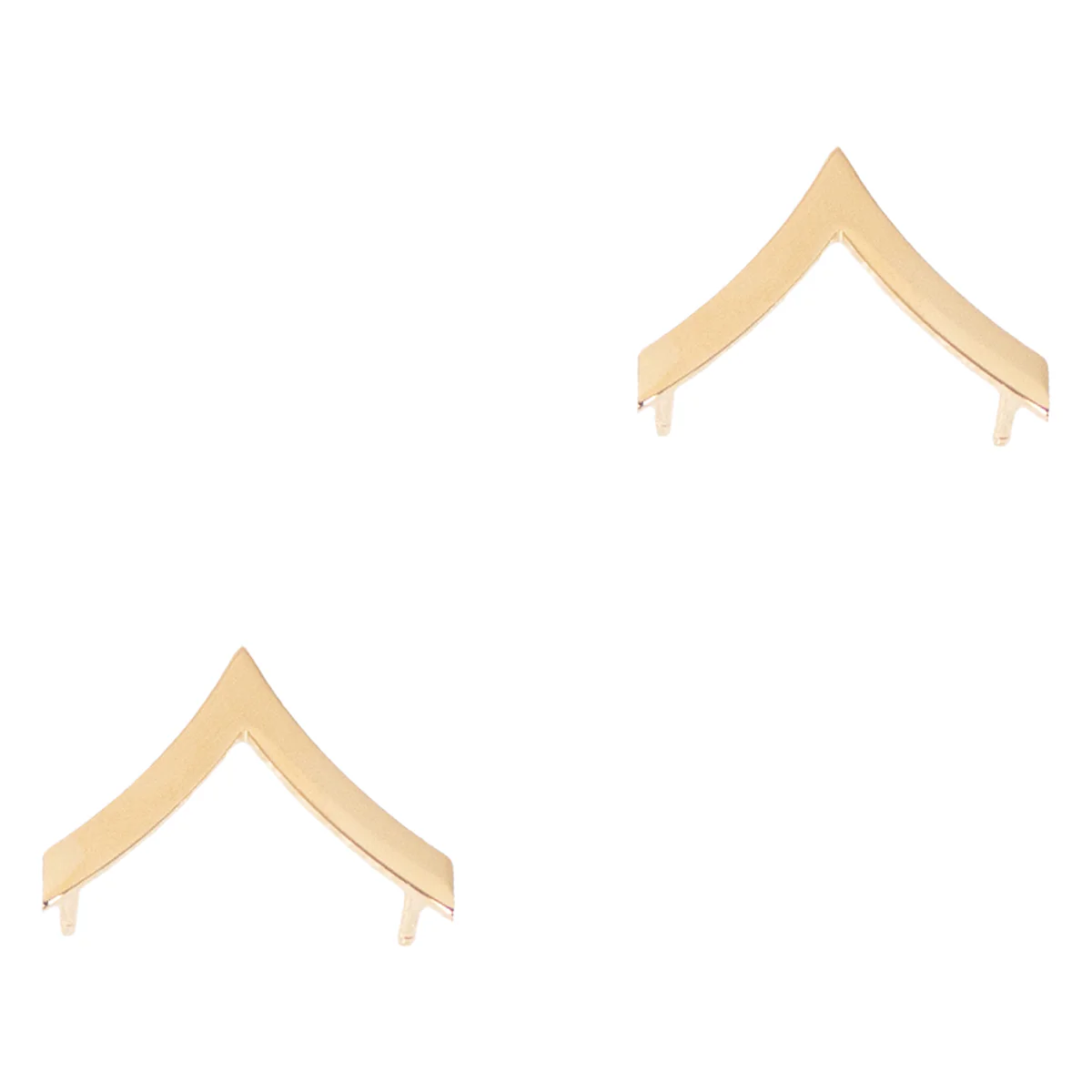 Army Chevron: Private - 22k gold plated