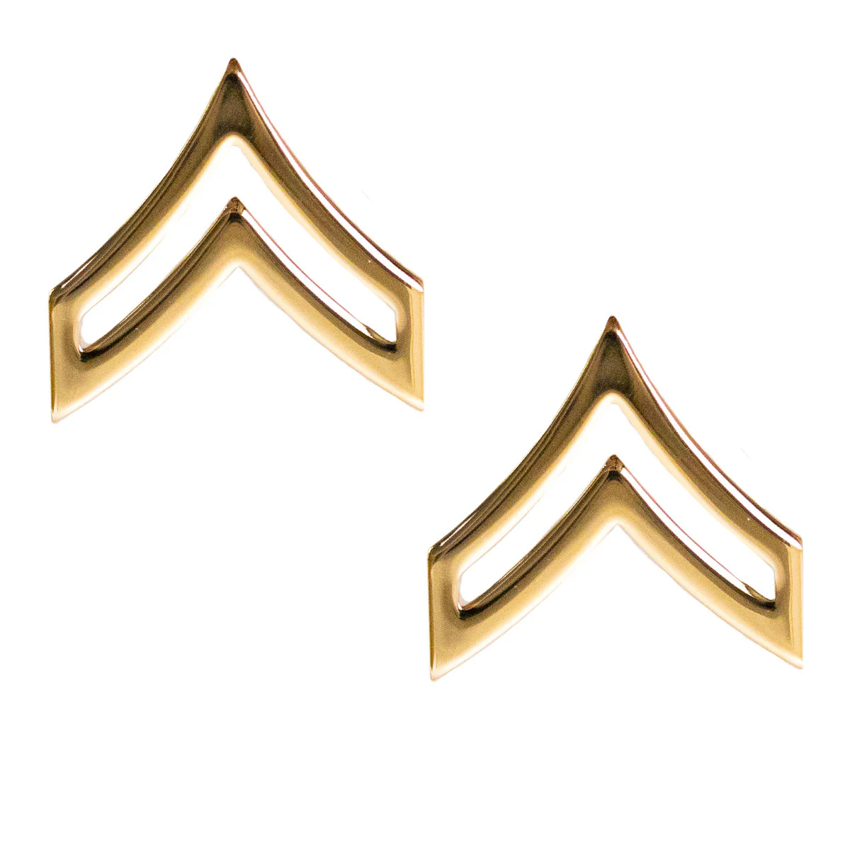 Army Chevron: Corporal - 22k gold plated