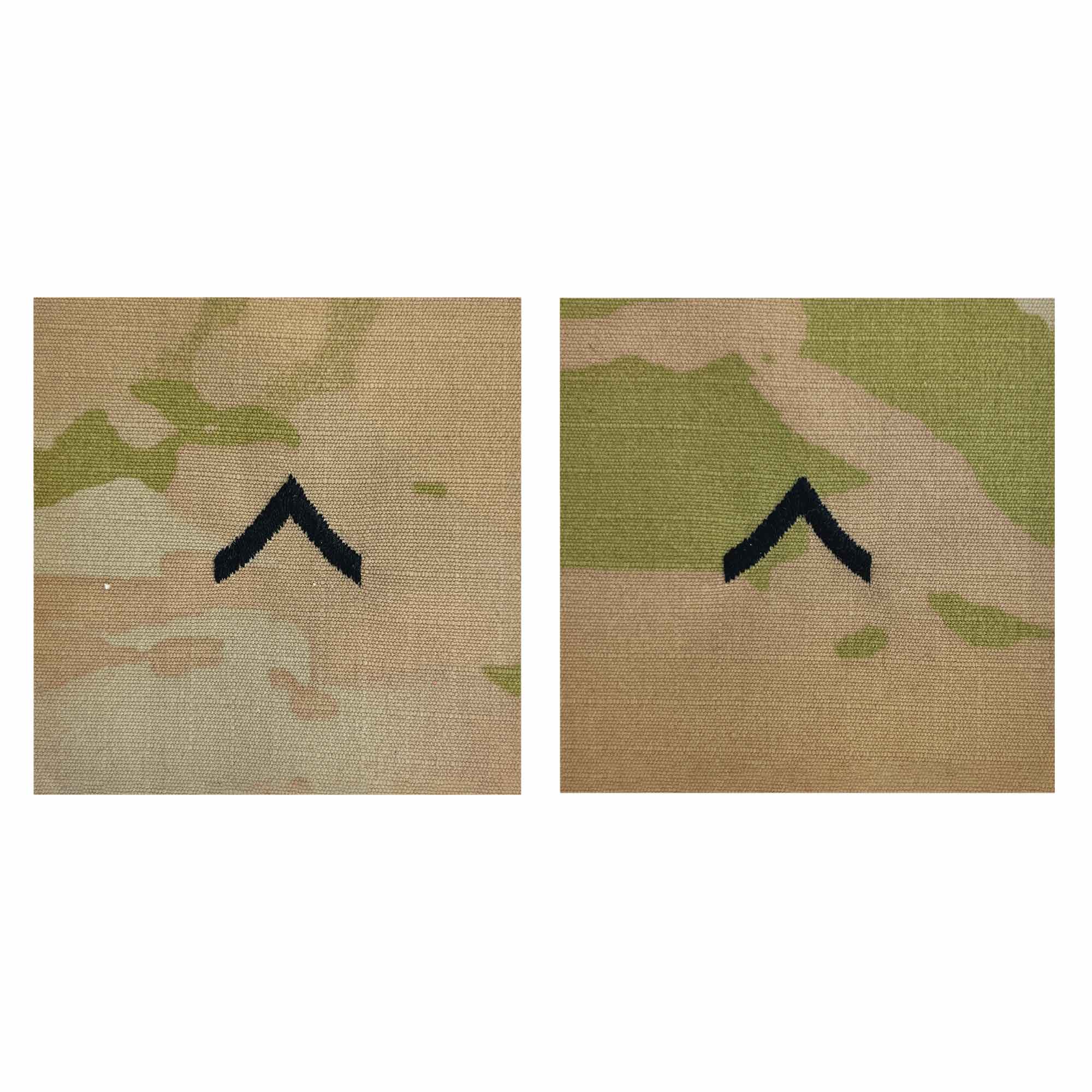 Army Embroidered OCP Sew on Rank Insignia: Private
