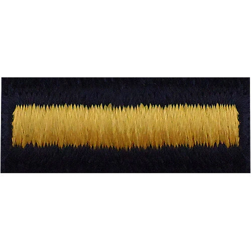 Army Overseas Bar: Gold Embroidered on Blue - female