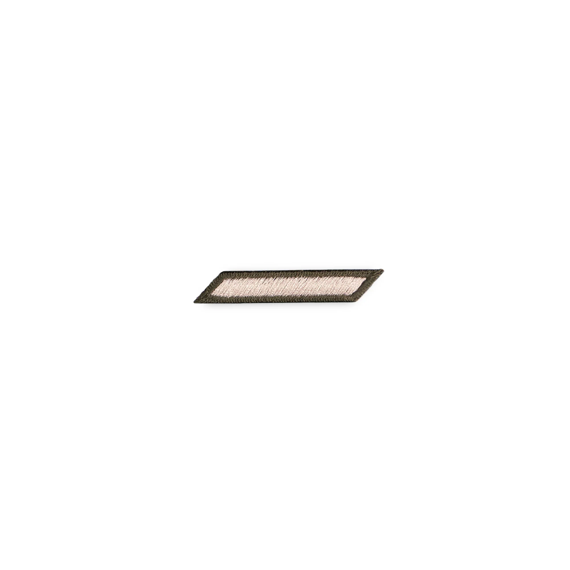 Army Green Service Uniform Service Stripe: Embroidered on Green- female