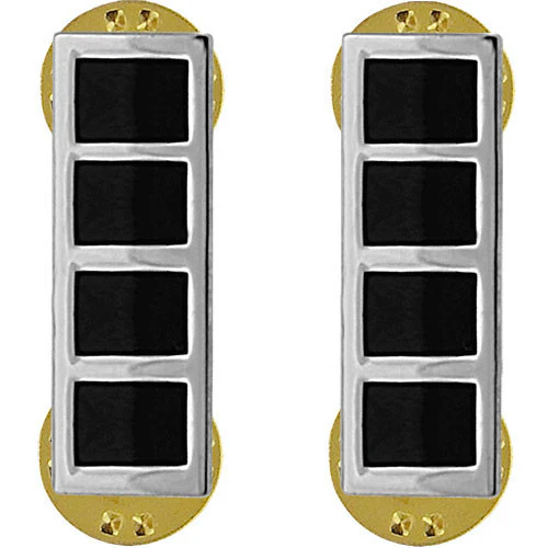 Army Rank Insignia: Warrant Officer 4 - nickel plated