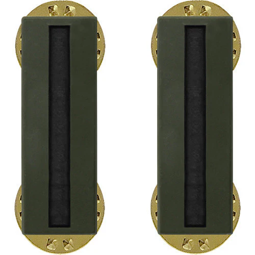 Army Insignia Rank: Warrant Officer 5 - black metal