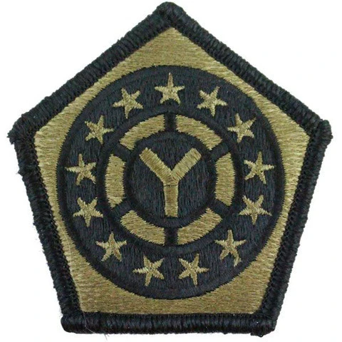 Army Patch: 108th Sustainment Brigade - embroidered on OCP