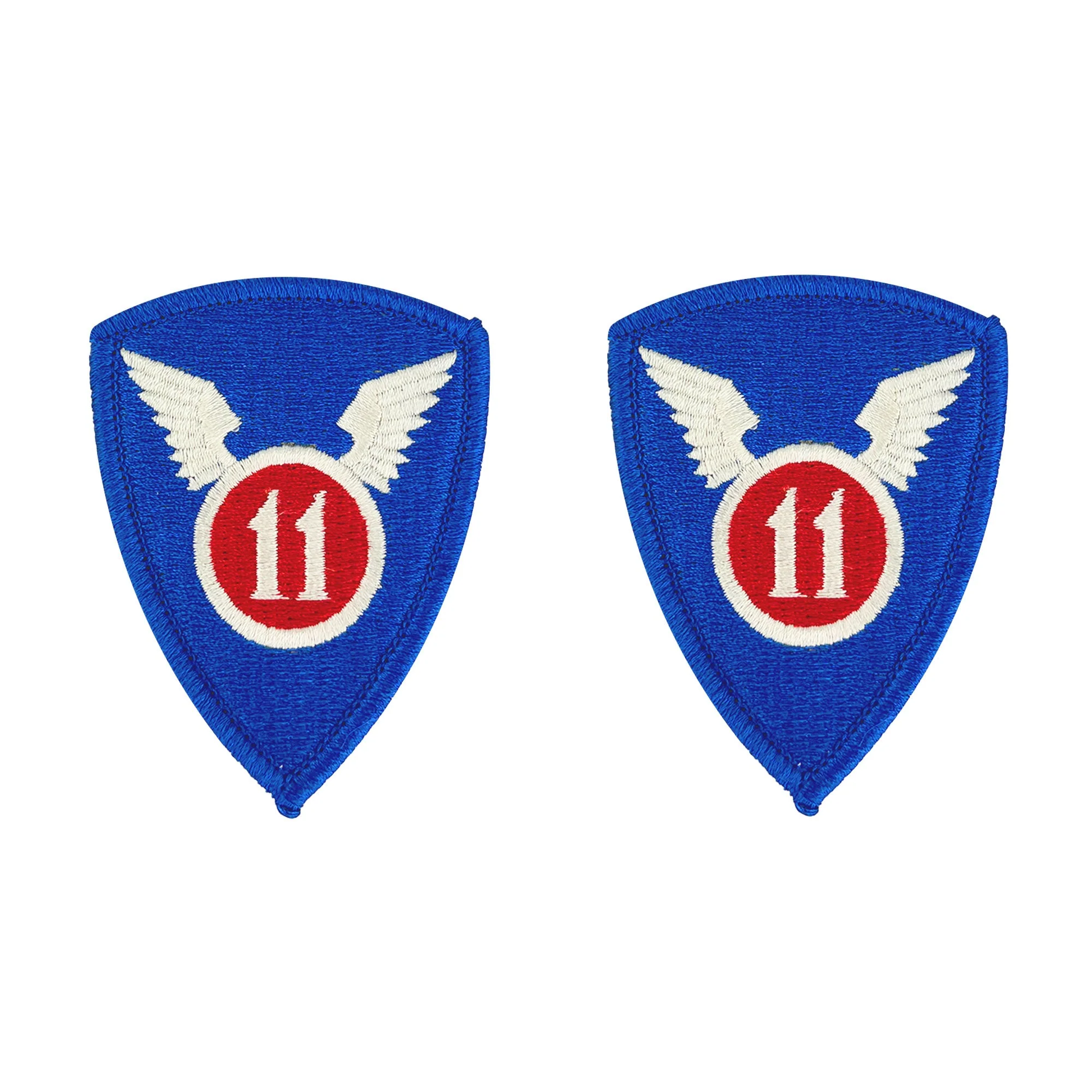 Army Patch: 11th Airborne Division - full color with hook closure