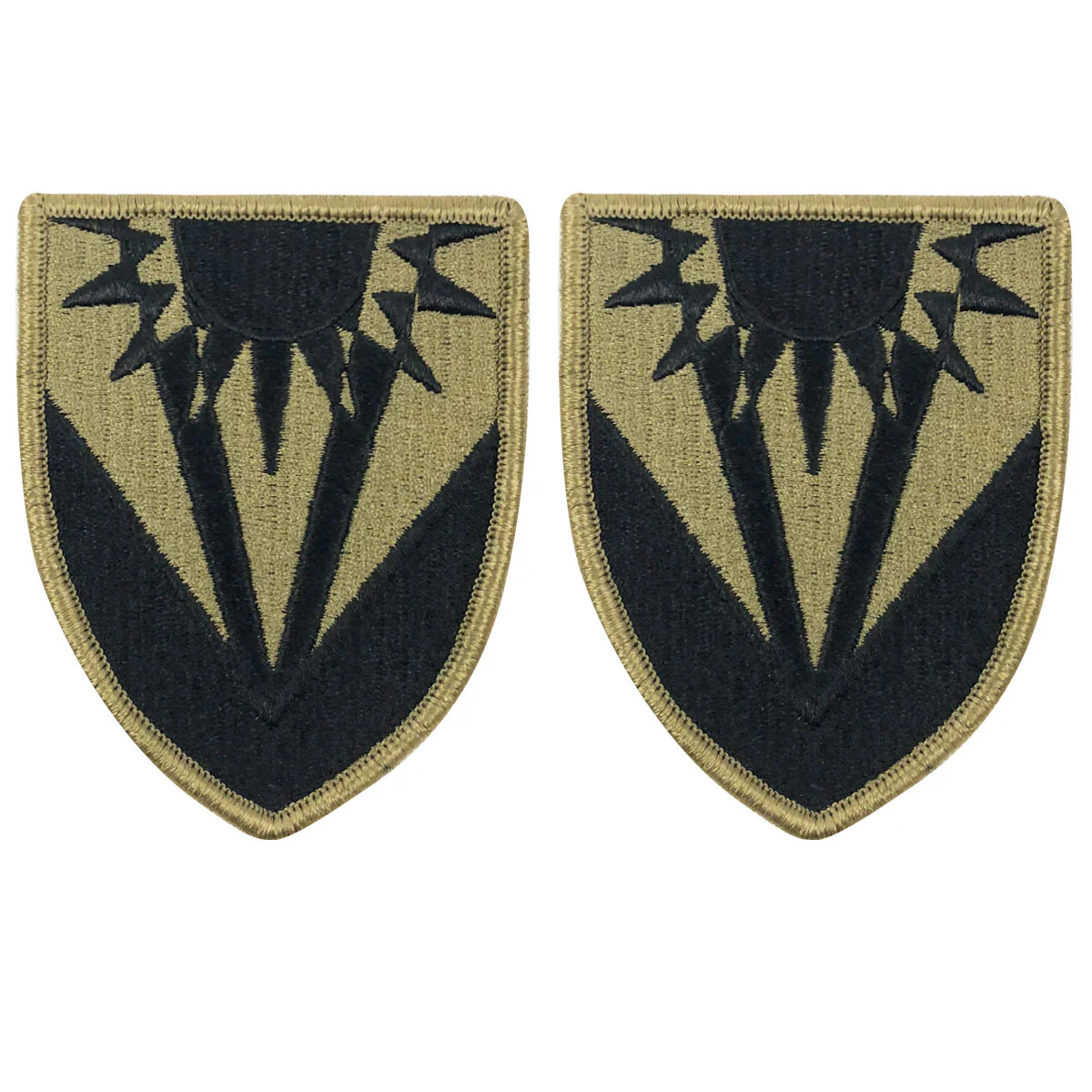 Army Patch: 357th Air & Missile Defense Detachment embroidered on OCP