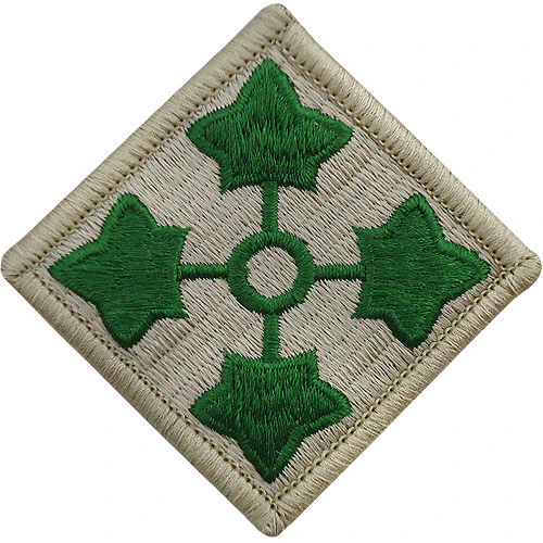 Army Patch: 4th Infantry Division - color