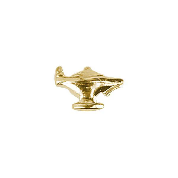 Lamp of Knowledge Ribbon Attachment- Gold