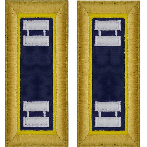 Army Shoulder Strap: Captain Chemical