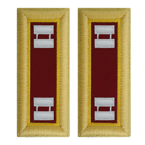 Army Shoulder Strap: Captain Transportation - female