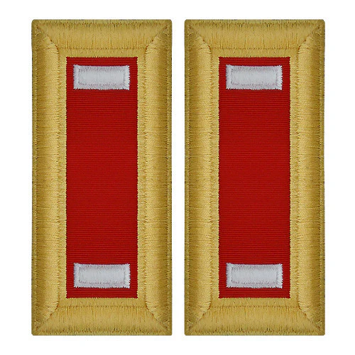 Army Shoulder Strap: First Lieutenant Artillery - female