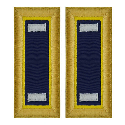 Army Shoulder Strap: First Lieutenant Chemical - female