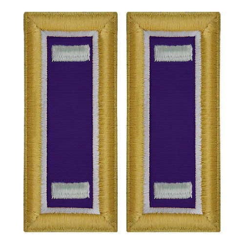 Army Shoulder Strap: First Lieutenant Civil Affairs - female
