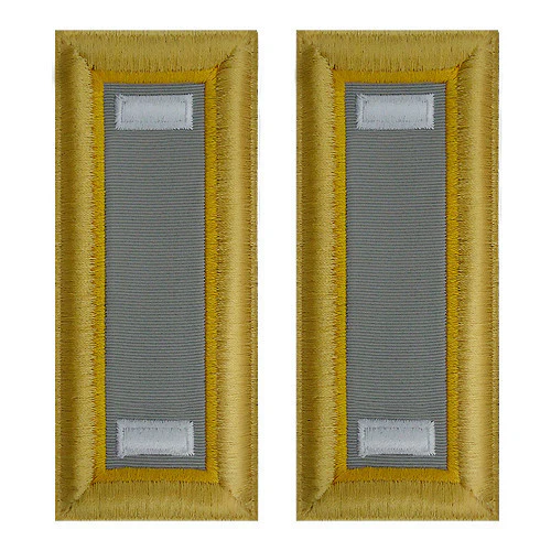 Army Shoulder Strap: First Lieutenant Finance - female
