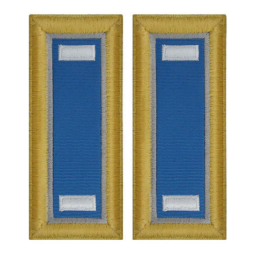 Army Shoulder Strap: First Lieutenant Military Intelligence - female