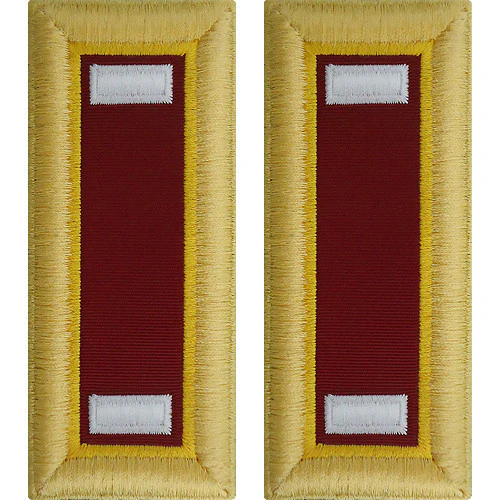 Army Shoulder Strap: First Lieutenant Transportation