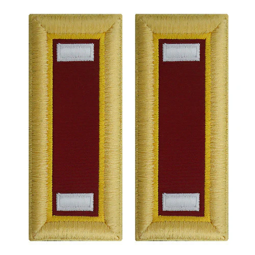 Army Shoulder Strap: First Lieutenant Transportation - female