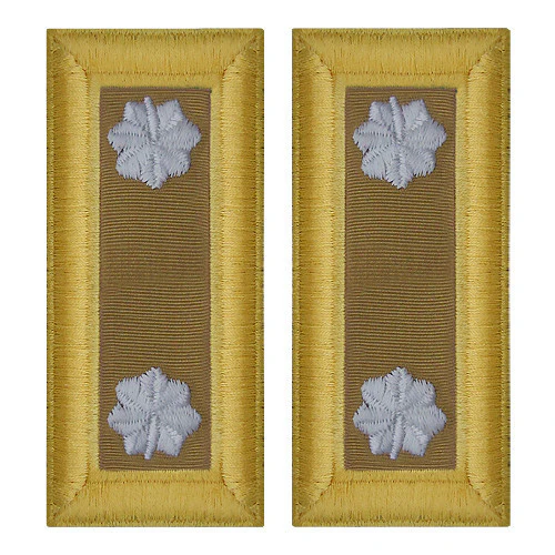 Army Shoulder Strap: Lieutenant Colonel Quartermaster - female