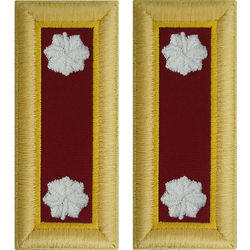 Army Shoulder Strap: Lieutenant Colonel Transportation