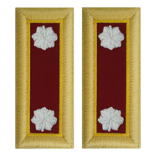Army Shoulder Strap: Lieutenant Colonel Transportation - female