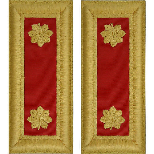 Army Shoulder Strap: Major Artillery