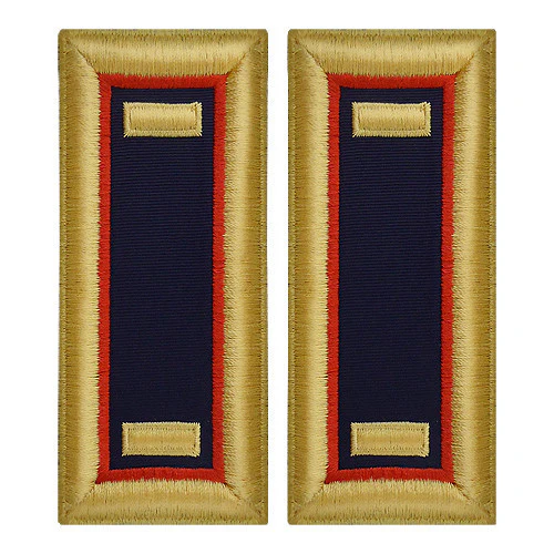 Army Shoulder Strap: Second Lieutenant Adjutant General - female