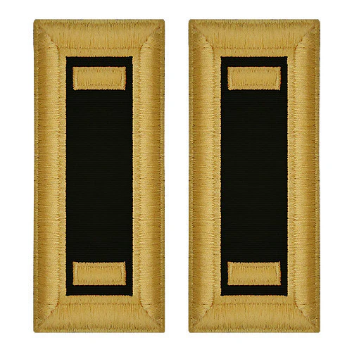 Army Shoulder Strap: Second Lieutenant Chaplain - female
