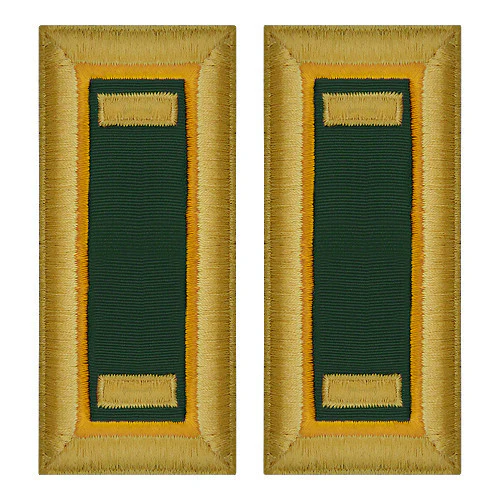 Army Shoulder Strap: Second Lieutenant Military Police - female