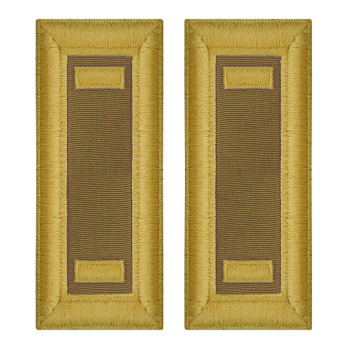 Army Shoulder Strap: Second Lieutenant Quartermaster - female