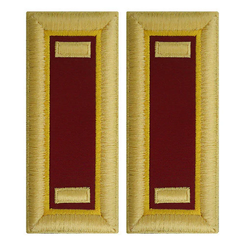 Army Shoulder Strap: Second Lieutenant Transportation - female