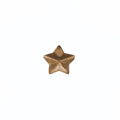 NO PRONG Miniature Medal Attachment: 1/8 inch Bronze Star