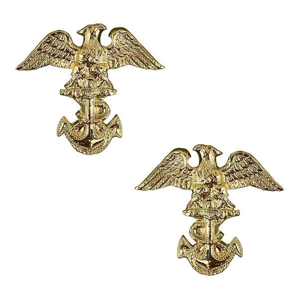 Navy ROTC Collar Device: Midshipman First Class