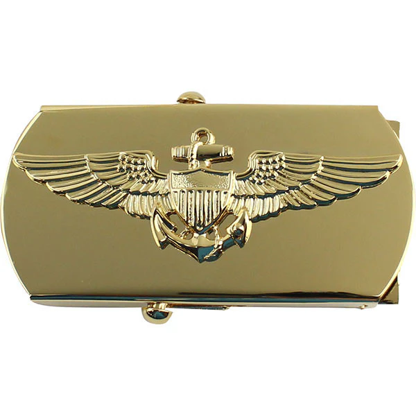 Navy Belt Buckle: Aviator
