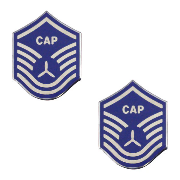 Civil Air Patrol NCO Metal Chevron: Master Sergeant