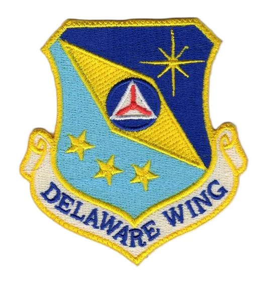 Civil Air Patrol Patch: Delaware Wing w/ HOOK