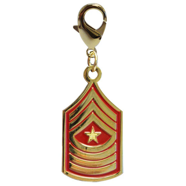 Insignia Rank Charm  - SGT MAJ