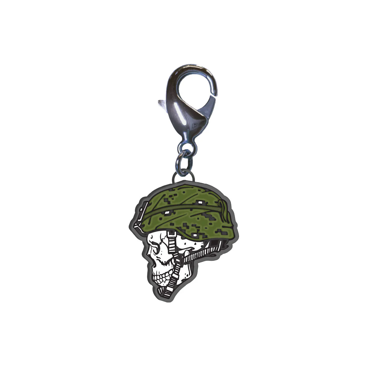 Charm  - Skull with Helmet