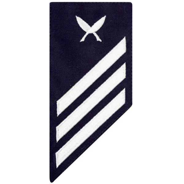 Coast Guard E3 Rating Badge: YEOMAN - BLUE