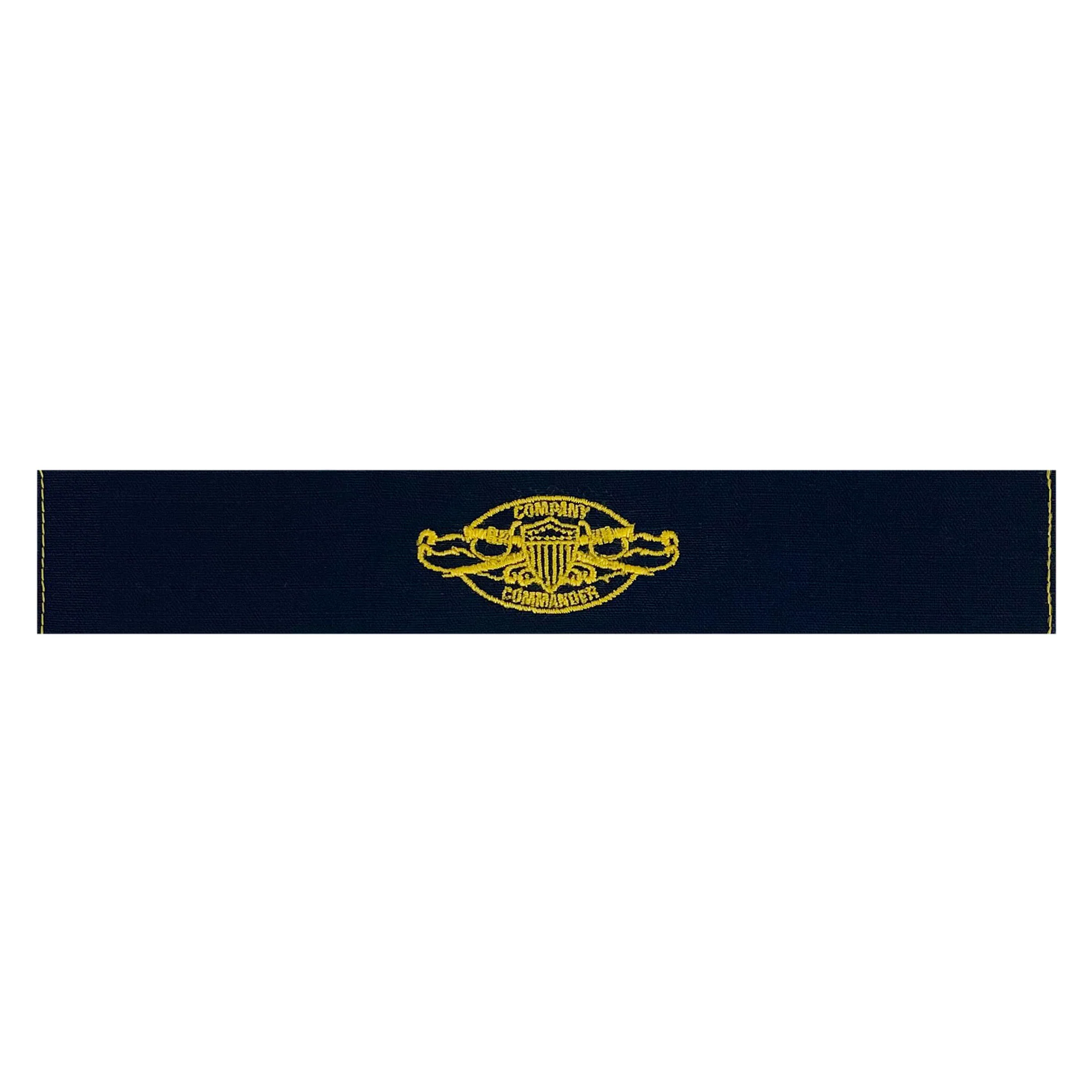 Coast Guard Embroidered Badge: Company Commander - Ripstop fabric