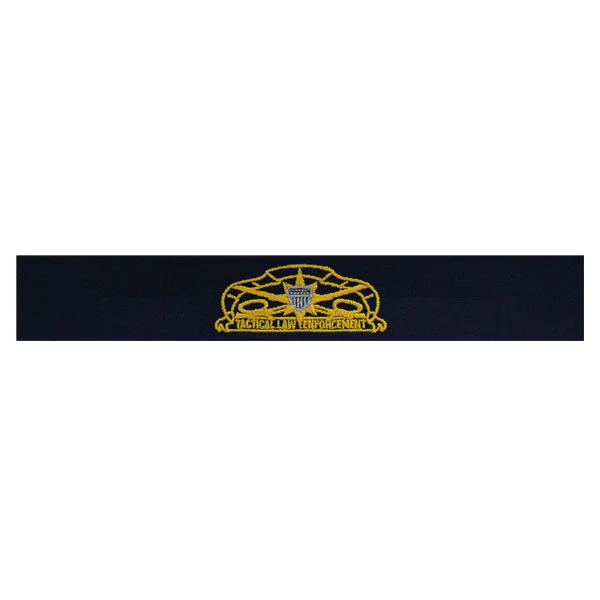 Coast Guard Embroidered Badge: Tactical Law Enforcement - Ripstop fabric