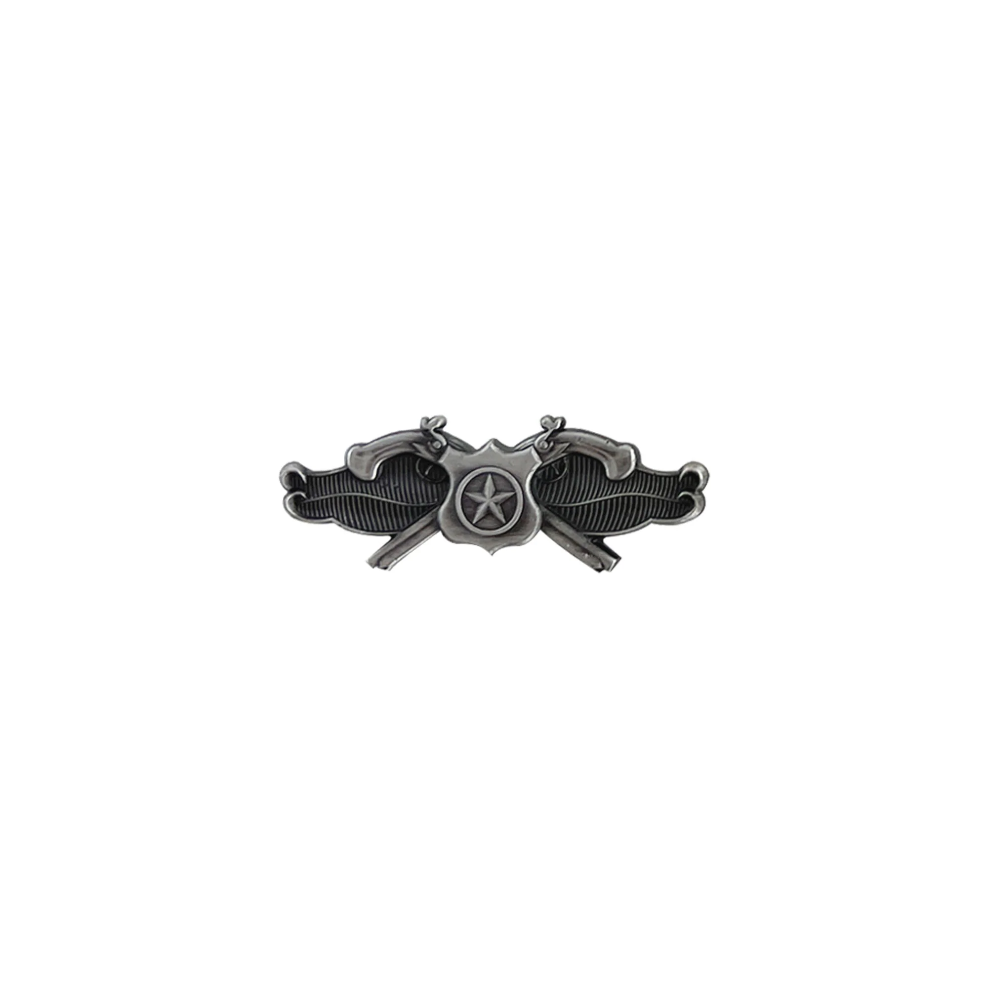Navy Badge: Basic Security Forces Specialist - miniature size oxidize