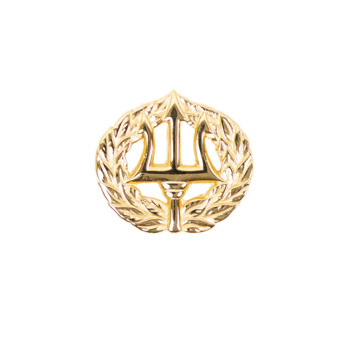 Navy Badge: Command Ashore - miniature, gold  finish