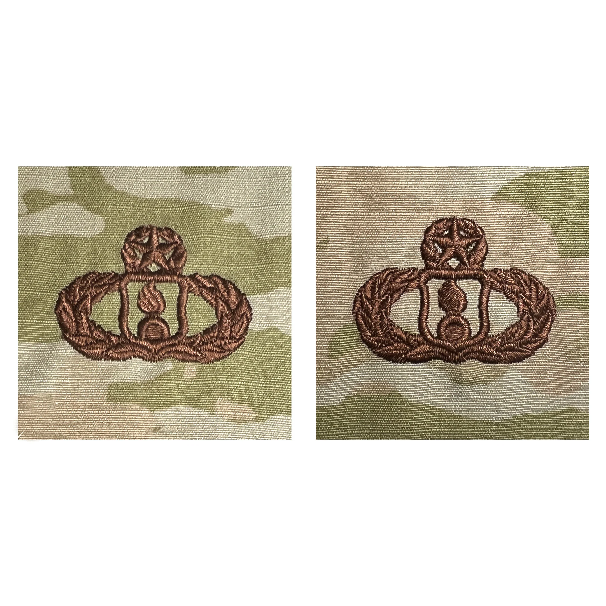 Air Force Embroidered Badge: Munitions: Master  - embroidered on OCP